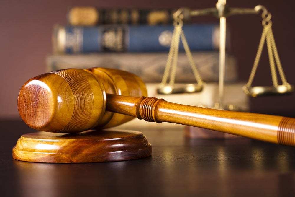 slip and fall lawyer courtroom consultation