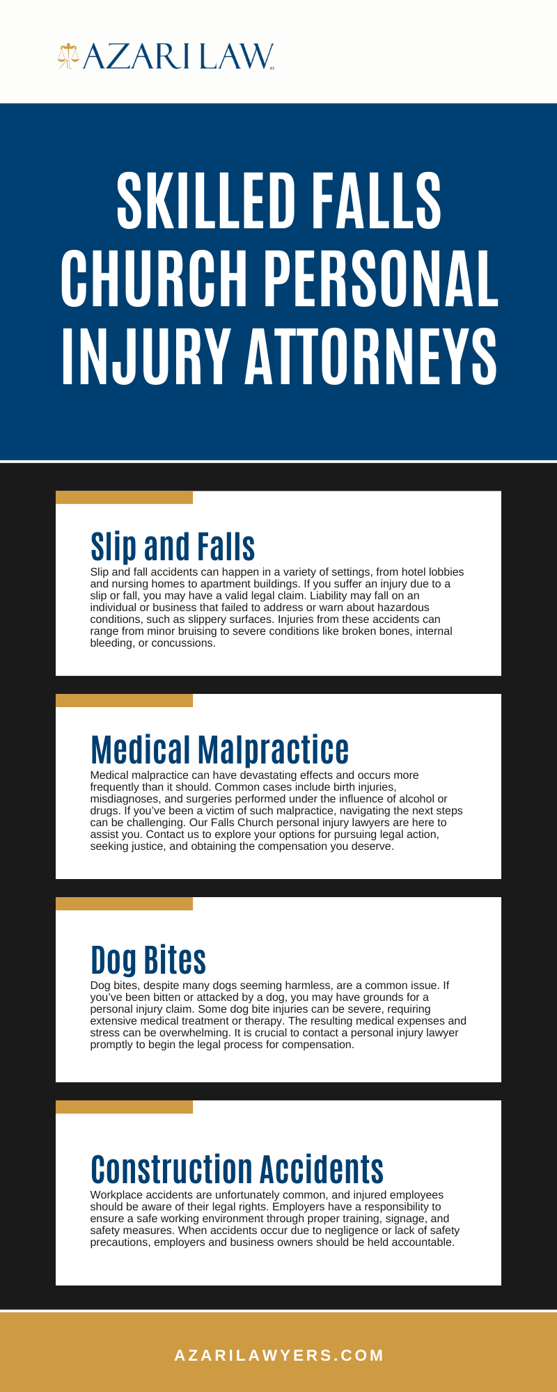 Skilled Falls Church Personal Injury Attorneys Infographic